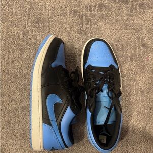 Black and Blue Sneakers